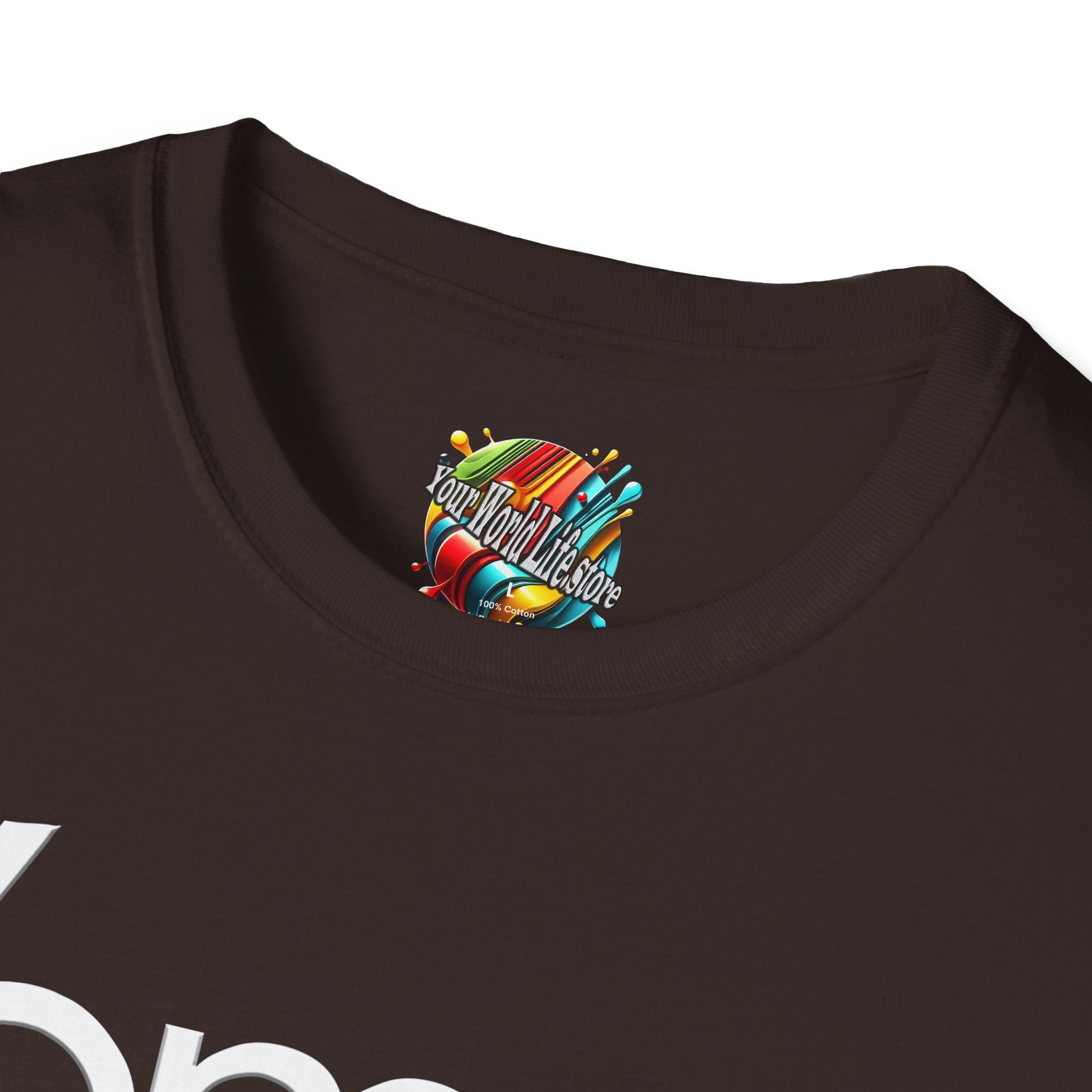 "DJ VAMP" 🎧Signature Logo Tee – Bold, Loud, and Made to Move - QR